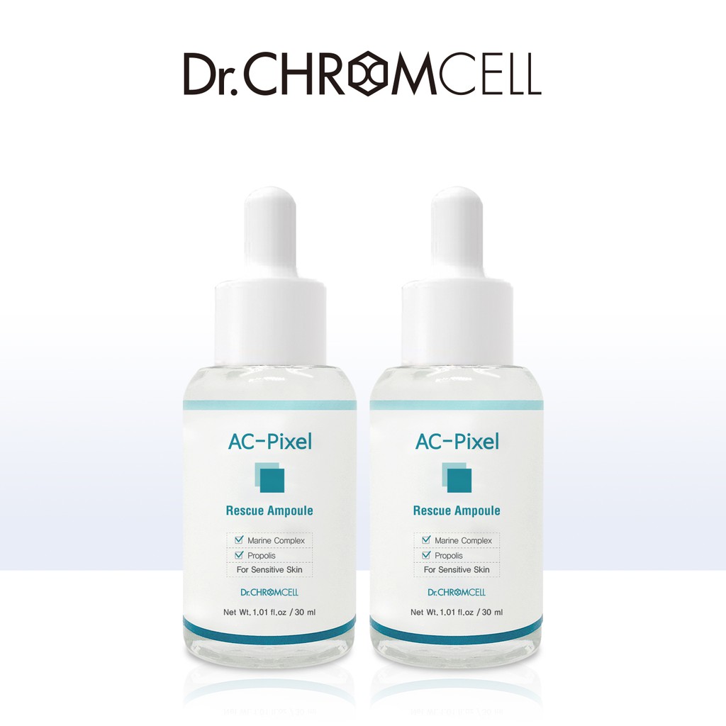 Serum tế bào gốc AC Dr.CHROMCELL Hàn Quốc giảm mụn/ đốm nâu chăm sóc da 2.03 fl.oz 60ml