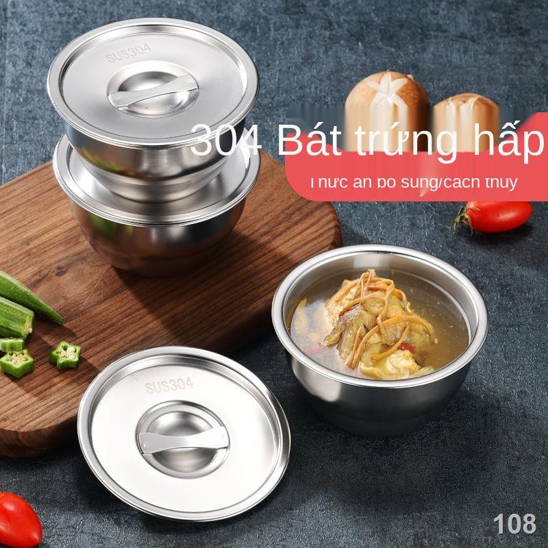 AThố hấp, hầm inox 304 chính hãng, thức ăn bổ sung cho trẻ em, thố tốt cho sức khỏe, hấp trứng, hấp sườn heo, hấp súp gà
