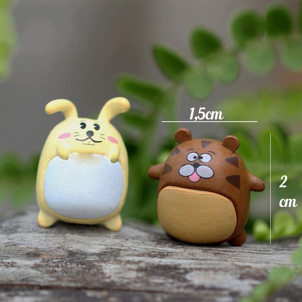 |FREESHIP| Phụ kiện THỎ JEWERLY- Phụ kiện trang trí cây xanh để bàn làm việc, mô hình trang trí cho bể cá,tiểu cảnh
