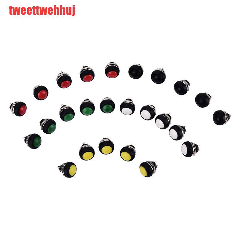 Set 6 Công Tắc Nhấn Mini 12mm Chống Thấm Nước Pbs-33B | BigBuy360 - bigbuy360.vn