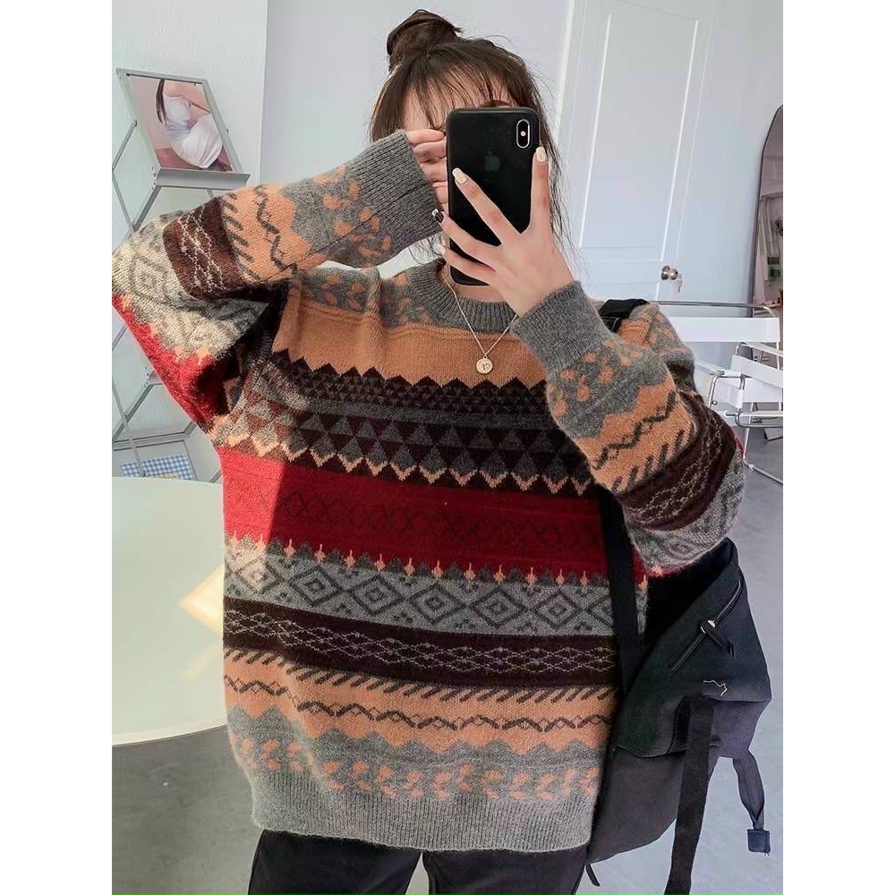 ÁO LEN THỔ CẨM MẪU HOT CỰC XỊN ( ảnh thật+video)