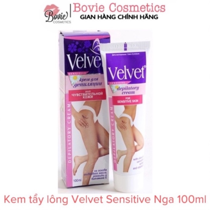 Kem tẩy lông Velvet Sensitive Nga 100ml