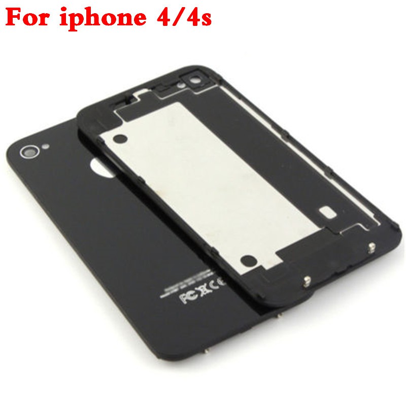 Nắp lưng điện thoại bằng kính thay thế chuyên dụng cho iphone 4 4S