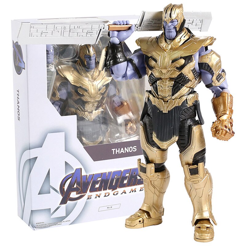 Mô Hình Nhân Vật Thanos Trong Marvel Avengers Endgame SHF Có Khớp Cử Động