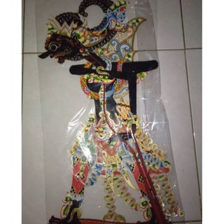 Fine Black Gatotka Glass Puppet