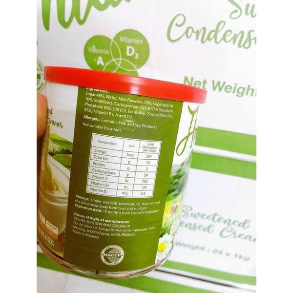 Sữa đặc 1kg antana Malaysia date mới