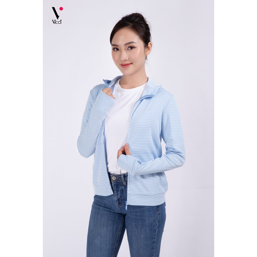 Áo khoác chống nắng nữ Vicci cao cấp làm mát, chống tia UV CN.68