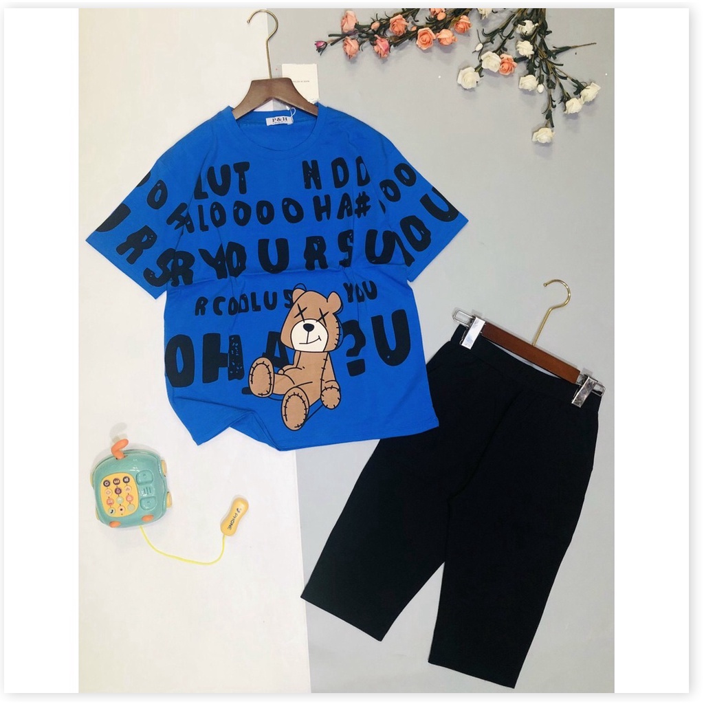 Set bộ đồ mặc nhà nữ quần lửng áo thun phong cách cho chị em THỜI TRANG KME FASHION