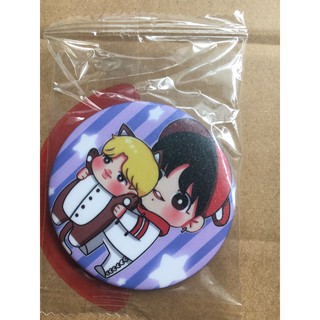 Huy hiệu cán kim tuyến tự thiết kế KookMin - BTS