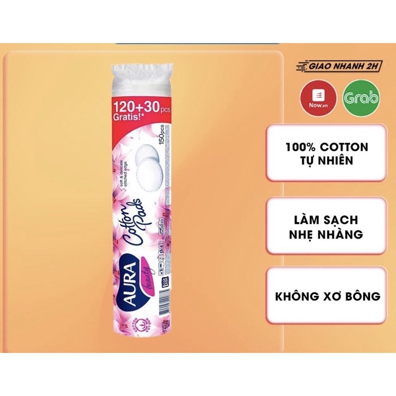 Bông tẩy trang Aura Ba Lan