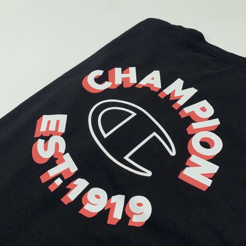 Áo Thun Champion Tagless Est.1919 logo unisex Chính Hãng
