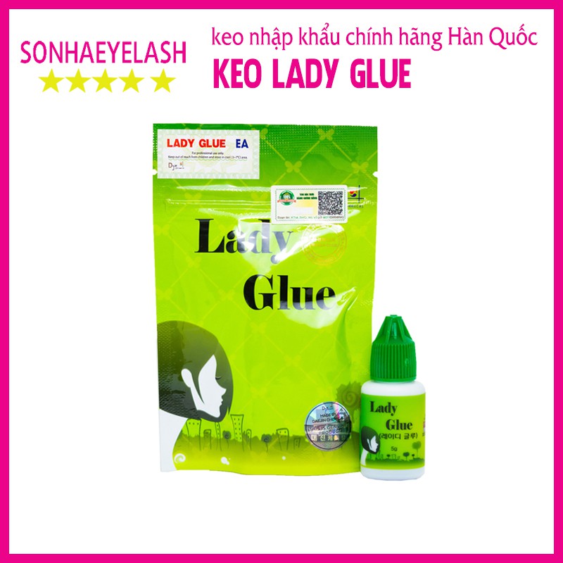 Keo lady glue, dòng keo khô nhanh 1-2s dành cho thợ nối mi chuyên nghiệp