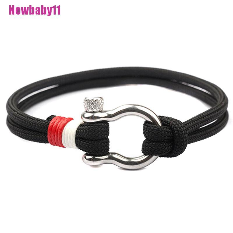 Vòng Tay Sinh Tồn Dây Thừng Thời Trang Cho Nam &amp; Nữ BABY11