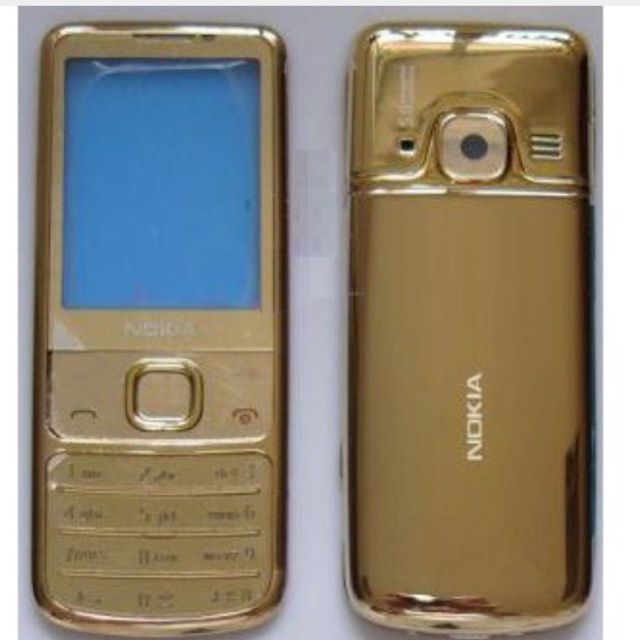 Bộ vỏ + bàn phím Nokia 6700 gold xịn chuẩn /KCLI12