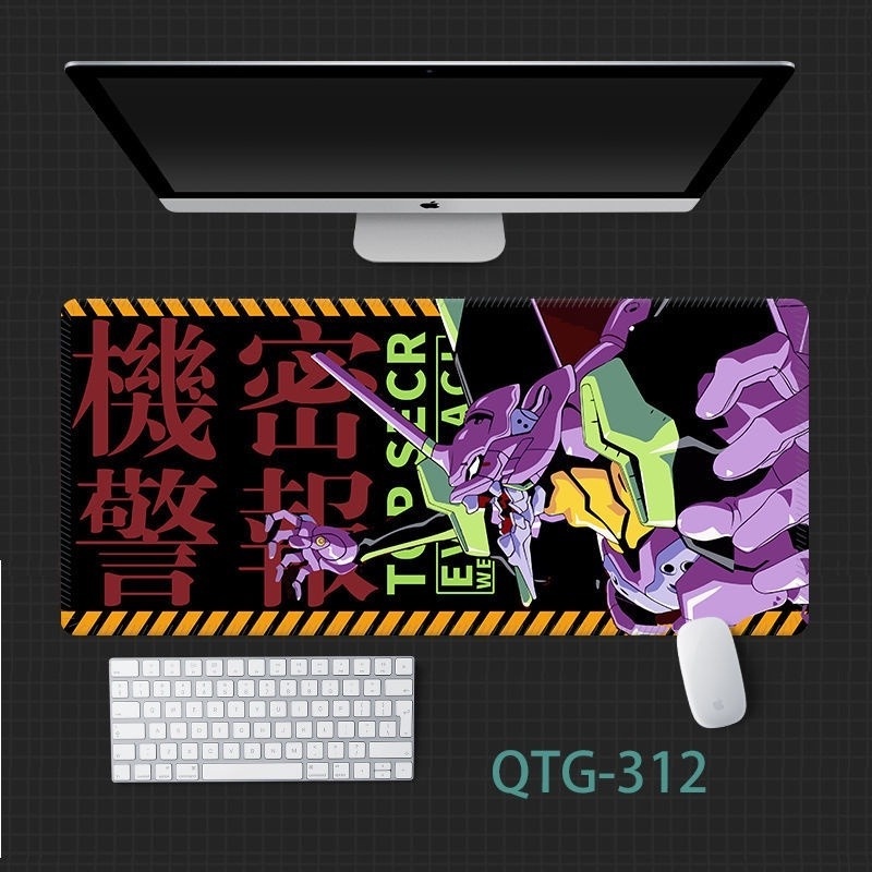 Tấm lót chuột bằng EVA hình anime Evangelion cỡ lớn độc đáo cho văn phòng