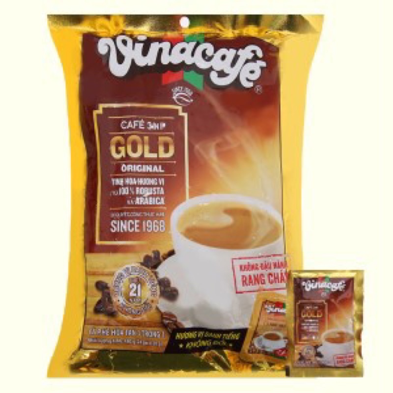 Vina Cafe cafe 3in1 Gold bịch 24 gói