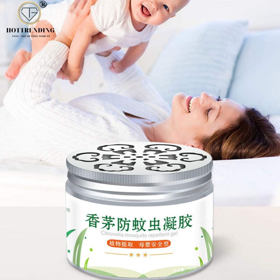 Hộp Tinh Dầu Chống Muỗi,Đuổi Muỗi,Đuổi Côn Trùng,Khử Mùi Hôi 120g An Toàn Cho Gia Đình Bạn