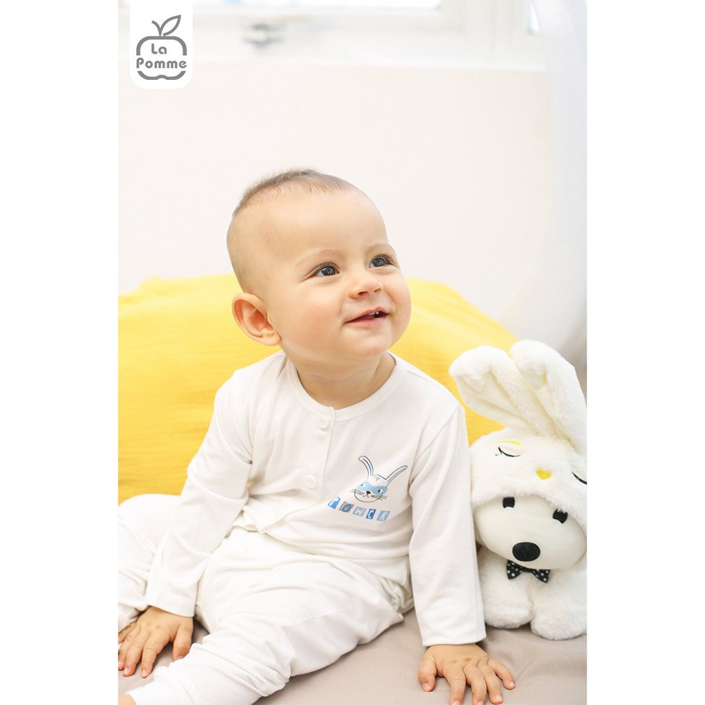 SL169 Bộ dài tay La Pomme cúc giữa Hero