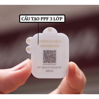 ⭐ Miếng dán dẻo skin chống xước PPF iWatch  phục hồi trầy xước size 38/40/41mm 42/44/45mm