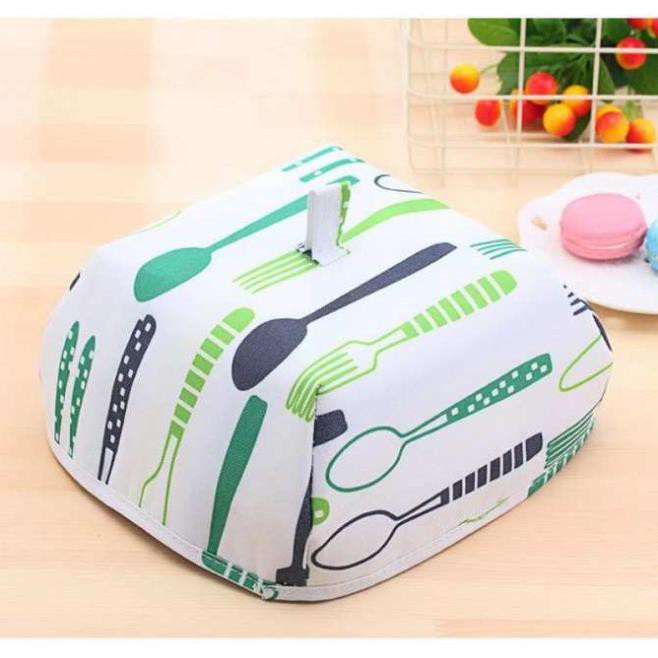 Lồng Bàn Cách Nhiệt Họa Tiết Size To 37X37X15 Cm