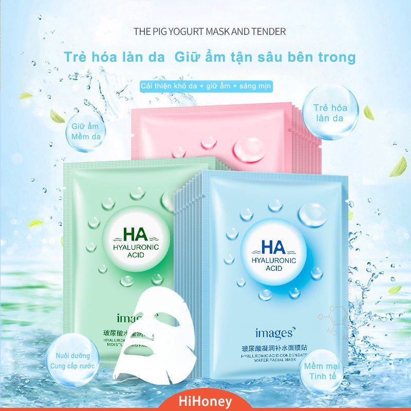 （Có sẵn)Mặt nạ HA Images HYALURONIC ACID FACIAL MASK