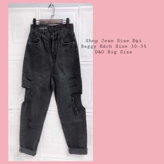 Bigsize quần jean baggy