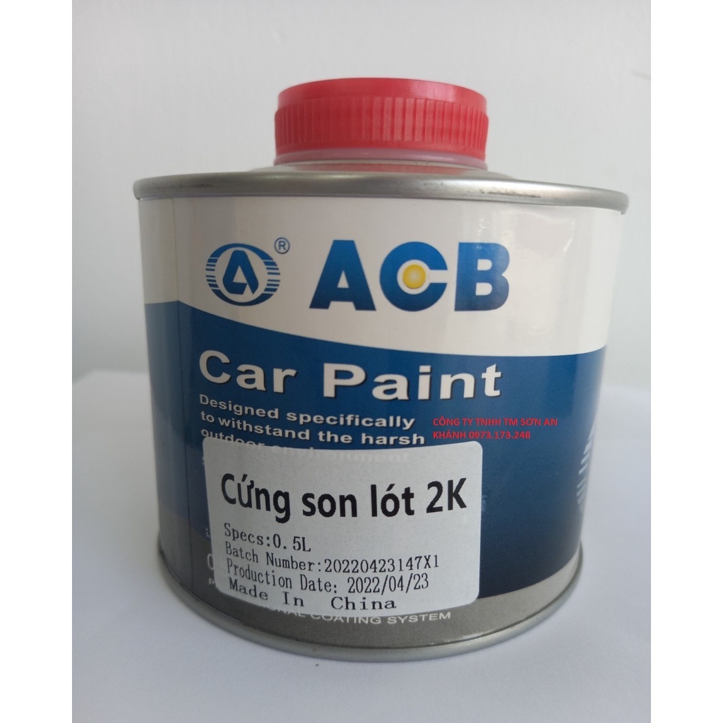 Sơn lót 2K  xám -2 thành phần chính hãng