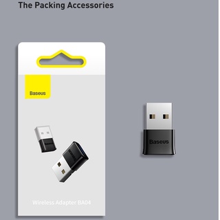 USB Bluetooth tốc độ cao Baseus BA04 Bluetooth Receiver (Bluetooth CSR 5.0 20m Wireless Audio Transmission Adapter)