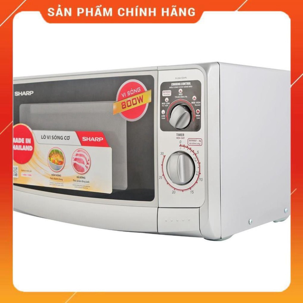 [Hỏa tốc 1 giờ] [FREESHIP] Lò Vi Sóng Sharp R-20A1(S)VN [ Hàng Chính Hãng THÁI LAN - BH 1 năm ]