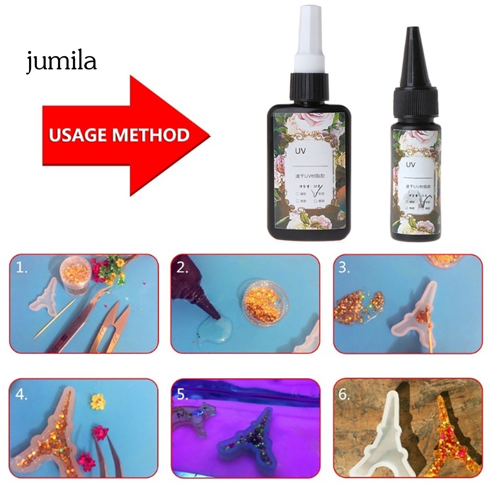 Keo UV dùng làm đồ trang sức thủ công tiện dụng