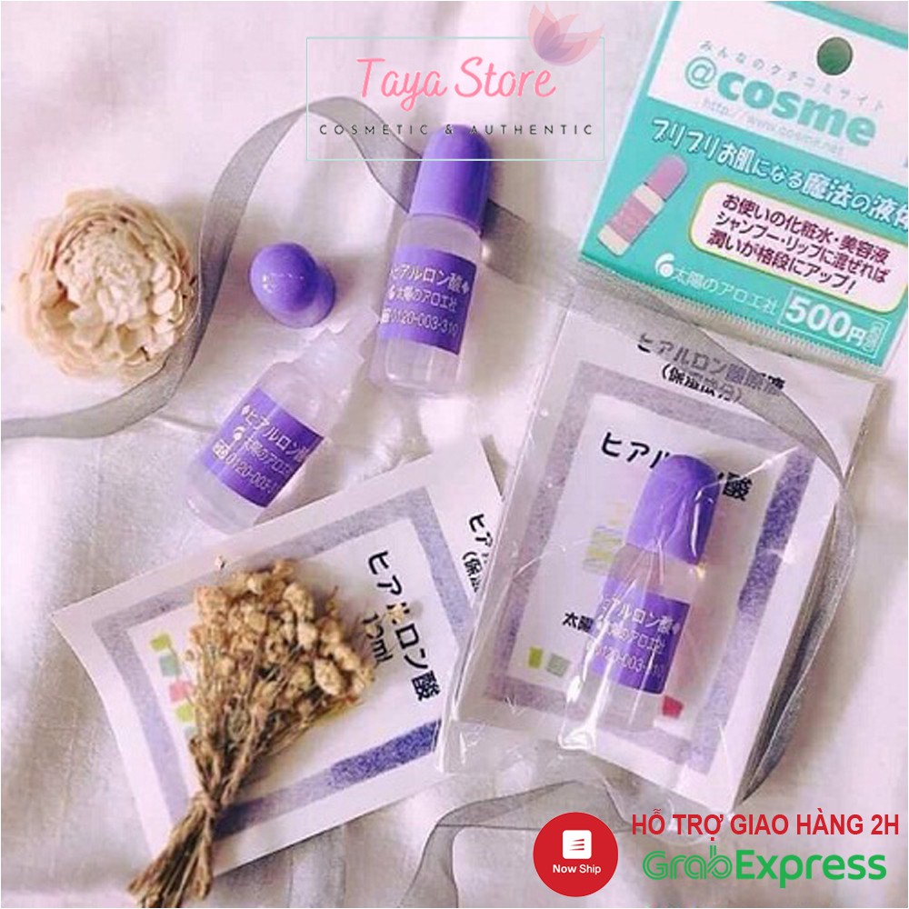 Serum Cấp Nước HA Tím Hyaluronic Axit - Tinh Chất Dưỡng Ẩm HA Tím 10ml Nhật Bản