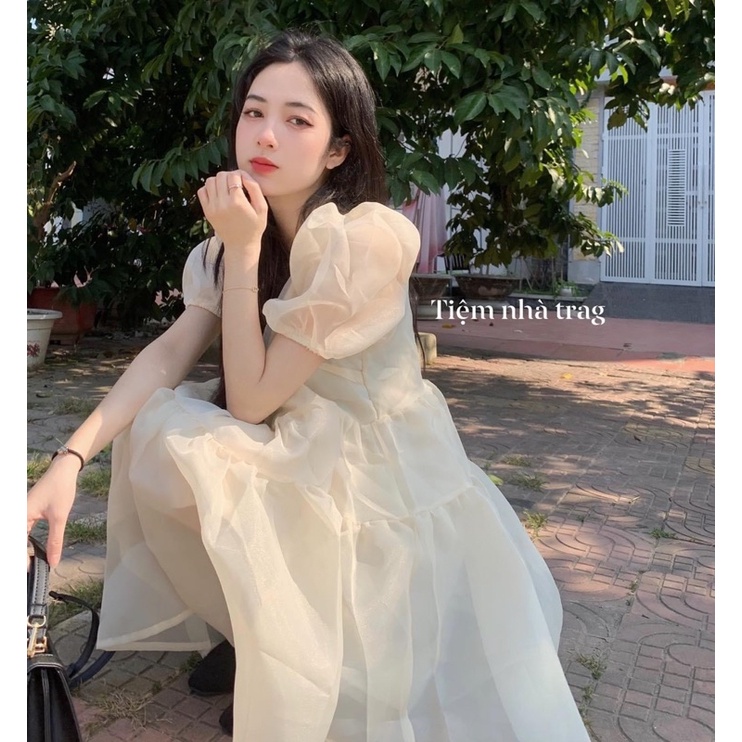 Váy Baby Doll Tầng 2 Lớp Phong Cách Tiểu Thơ Bánh Bèo - Đầm Dáng Bbd Xoè Hot Trend 2022