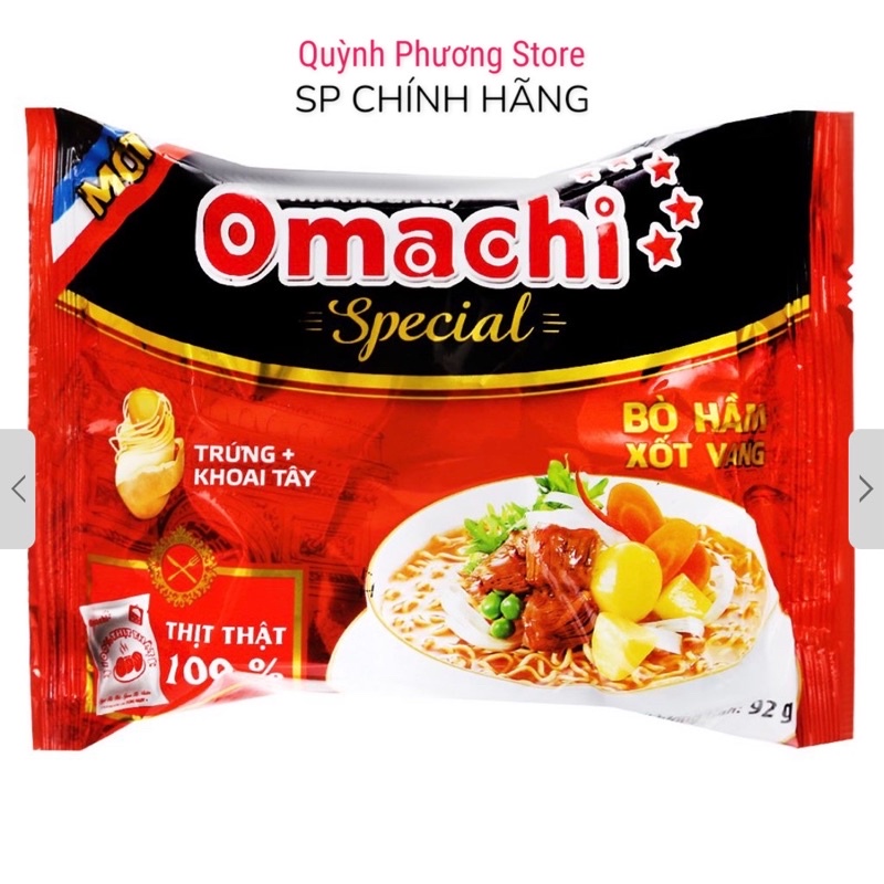 Mì Bò Hầm Xốt Vang OMACHI 92g