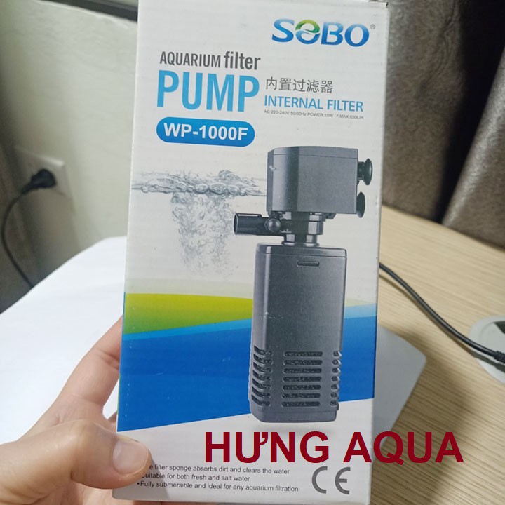 Máy lọc chìm bể cá - máy lọc ống WP 1000F/ RS 1000F dành cho hồ thủy sinh, hồ cá nhỏ (chính hãng)