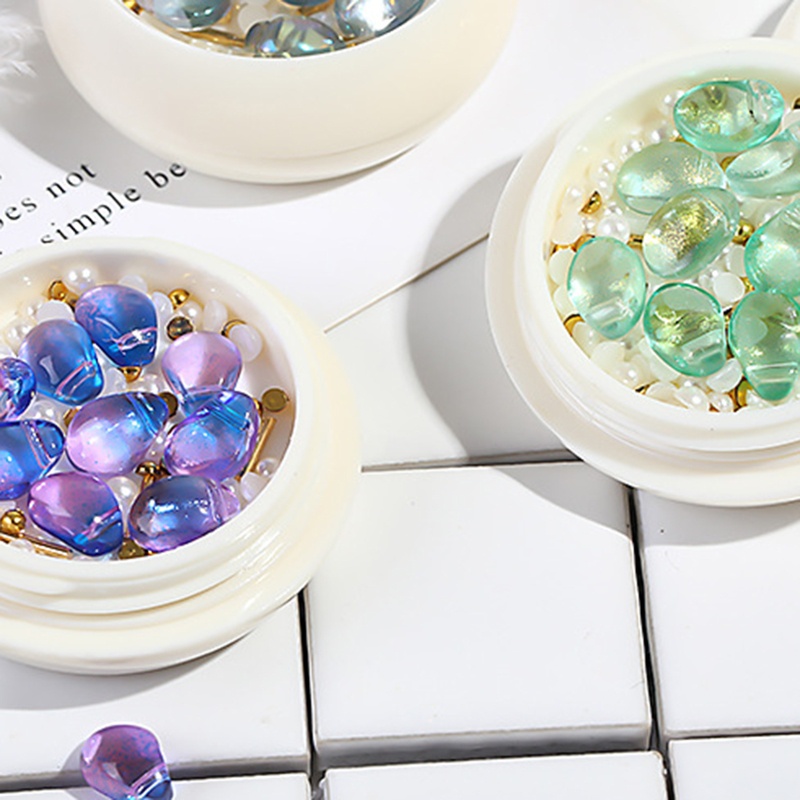 Hộp Phụ Kiện Đinh Tán Trang Trí Móng 3D Chuyên Dụng