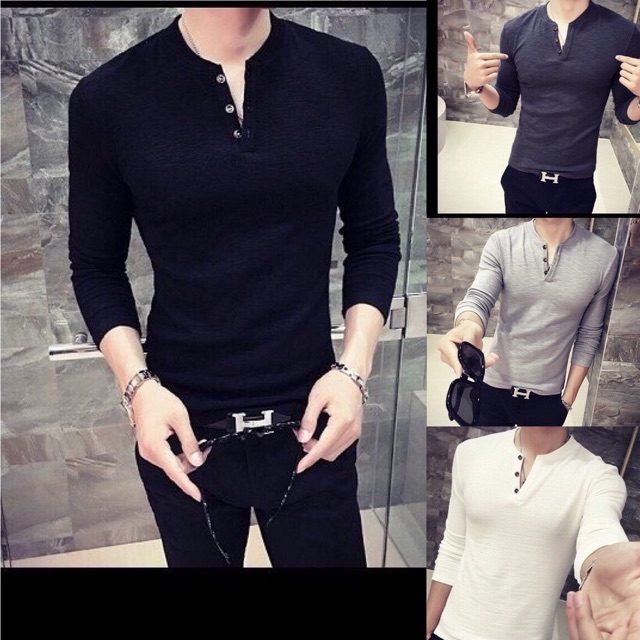 Áo thun dài tay Thu Đông hoạ tiết thời trang - cá tính ATD008 | BigBuy360 - bigbuy360.vn