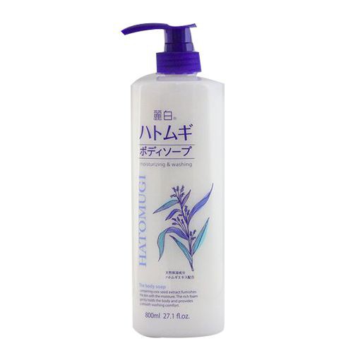 Sữa Tắm HATOMUGI NHẬT BẢN Dưỡng Sáng Da 800ml Moisturizing &amp; Washing