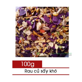 Rau Củ Sấy Khô 100gr Cho Hamster, Bọ, Nhím,...- [Nông Trại Thú Cưng]