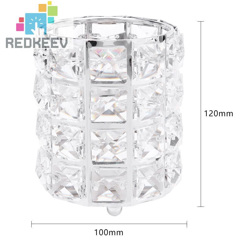 (Hàng Mới Về) Ống Đựng Cọ Trang Điểm Màu Kim Loại Lấp Lánh Phong Cách Châu Âu 1.13