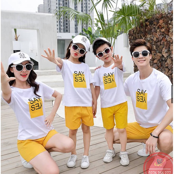[10 Mẫu Hot] Áo Gia Đình 4 Người, Đồng Phục Gia Đình 3 Người, Áo Thun Gia Đình Cao Cấp Đi Du Lịch - Tiatoshop