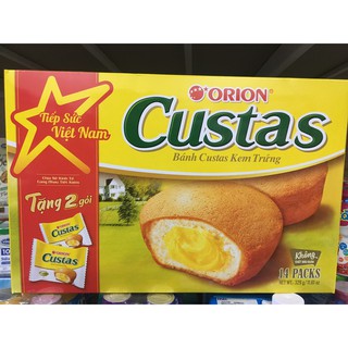 Bánh Trứng Custas Hộp 282g tặng 2 bánh