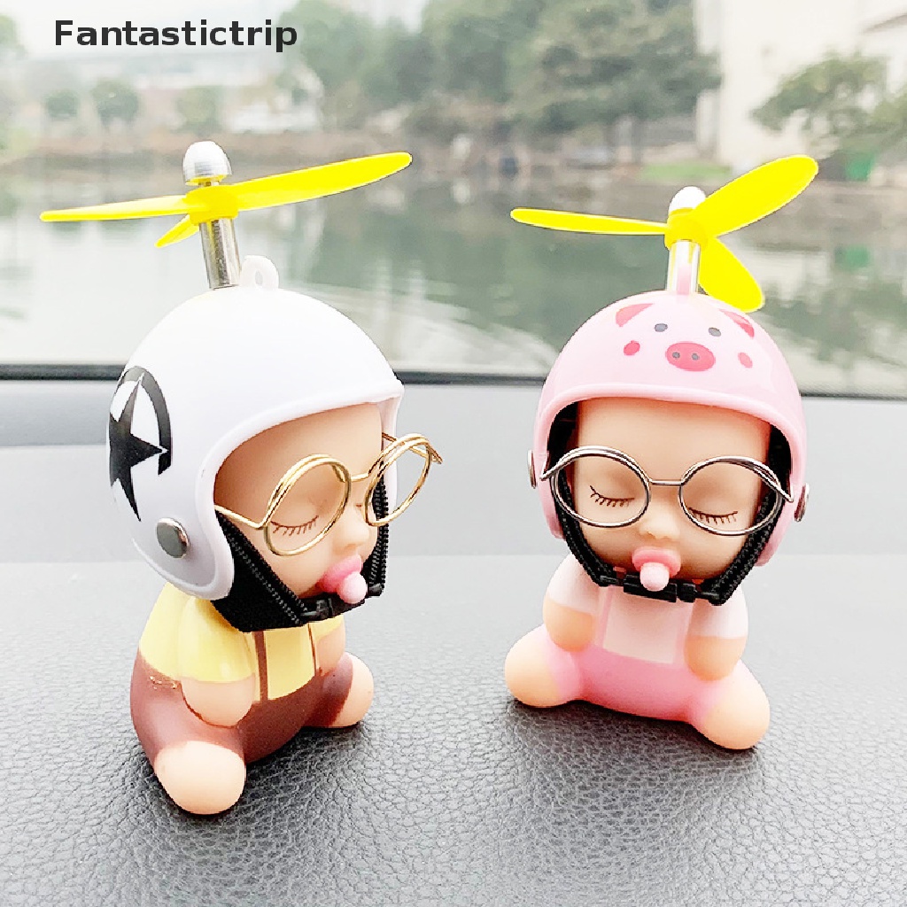 Búp Bê Hình Chú Vịt Đội Mũ Bảo Hiểm Dễ Thương Cho Bé