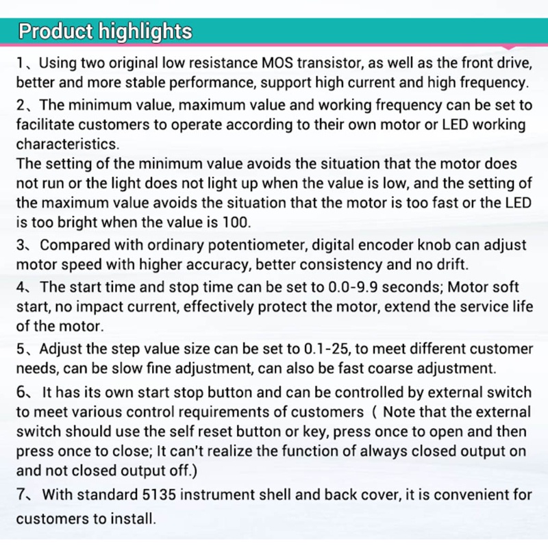 Mạch Điều Khiển Tốc Độ Động Cơ PWM 5-30V 12A 360W