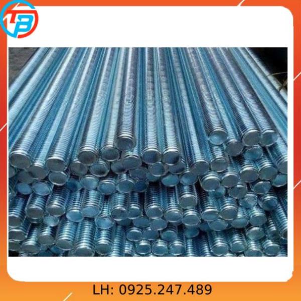 Thanh ren, ty ren, tiren thép mạ Phi 6 8 10 12 mm CÁP THÉP Thái Bình VinàN