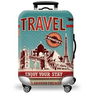 Túi bọc vali co giãn cao cấp Travel Adventure [Hàng có sẵn]