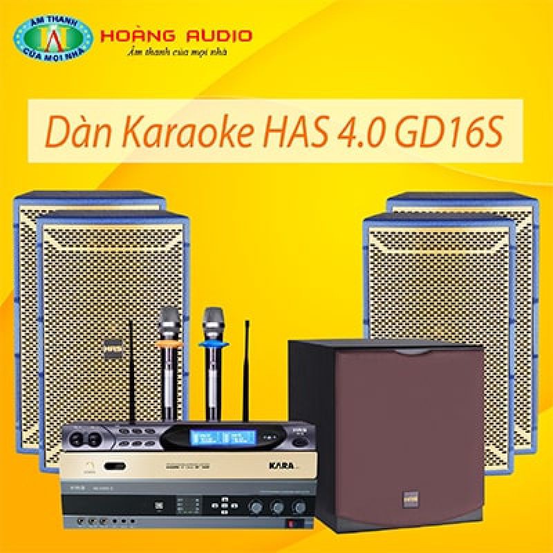 Bộ dàn karaoke gia đình HAS 4.0 GD16S