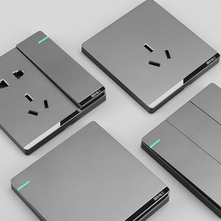 Công tắc giấu kín kiểu International Electrotechnical 86 với bảng điều khiển ổ cắm điện âm tường USB ba lỗ điều khiển ké