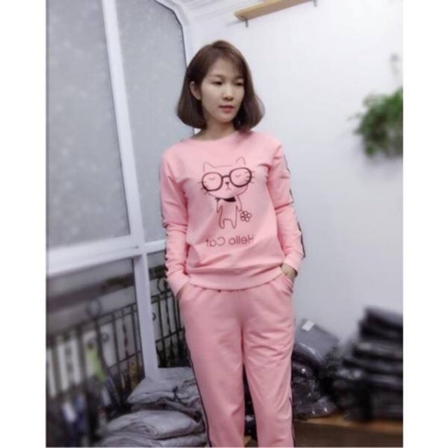 Bộ nỉ nữ thu đông