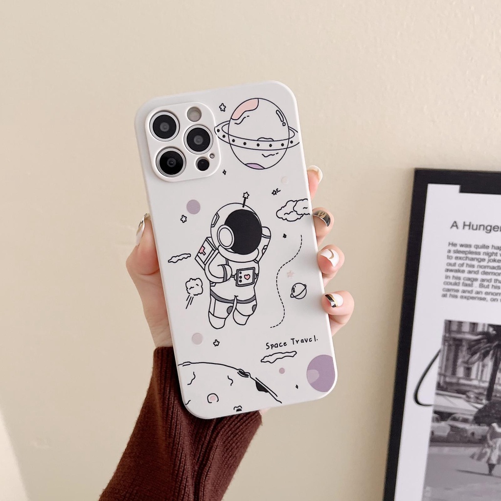 Ốp Điện Thoại TPU Dẻo Hình Phi Hành Gia Cho Samsung Galaxy J2 J7Prime NOTE10 S20+ S22 S10 S20ULTRA PLUS S21FE A53 5G M32 M52 M62/F62