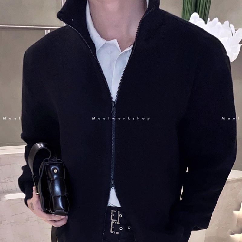 Áo Khoác nam 2 khoá kéo Mael local brand - 2WAY ZIP KNIT JACKET